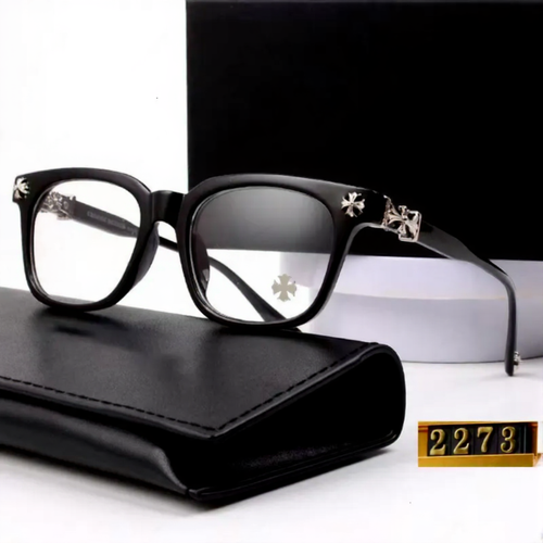 Chrome-Style Minimal Blue Light Glasses