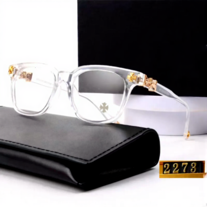 Chrome-Style Minimal Blue Light Glasses